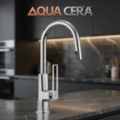 VÒI RỬA CHÉN (NÓNG LẠNH) CHÉN RÚT ĐỒNG THAU  - MK6101D