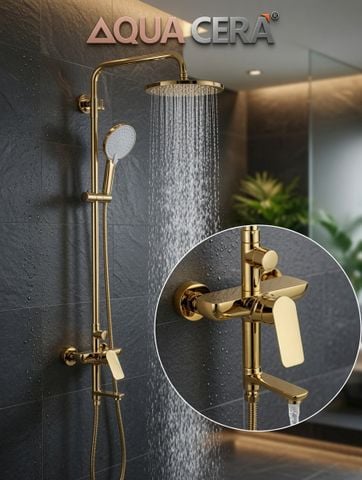 SEN CÂY NÓNG LẠNH ĐỒNG THAU MK 8034V