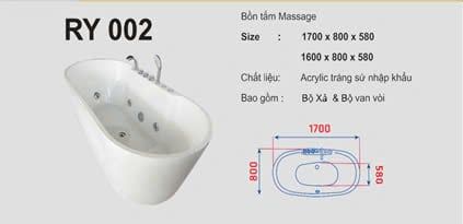 BỒN TẮM RY002