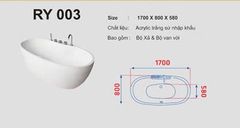 BỒN TẮM RY003