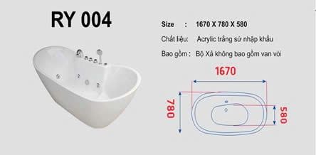 BỒN TẮM RY004