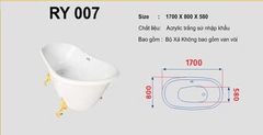 BỒN TẮM RY007