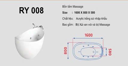 BỒN TẮM RY008