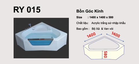 BỒN TẮM RY015
