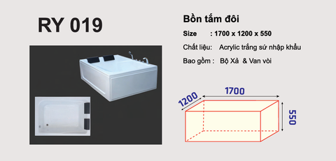 BỒN TẮM RY019