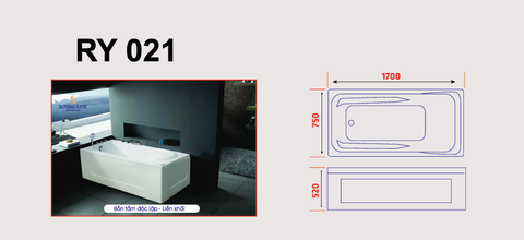 BỒN TẮM RY021
