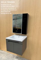 TỦ LAVABO KÍCH THƯỚC 60x50 –TUS2600 XÁM