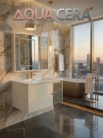 TỦ LAVABO KÍCH THƯỚC 80x50 -  TUP4-80 KEM