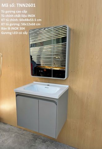 TỦ LAVABO KÍCH THƯỚC 60x50 –TUS2601-60