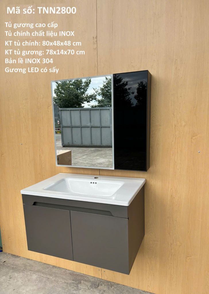TỦ LAVABO KÍCH THƯỚC 80x50 –TUS2800-80
