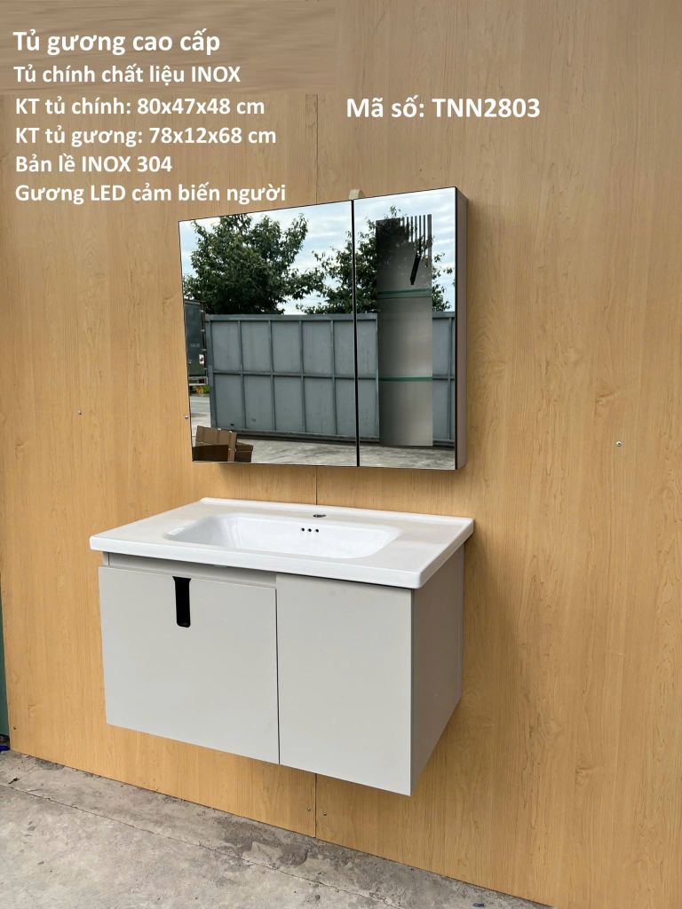 TỦ LAVABO KÍCH THƯỚC 80x50 –TUS2803-80