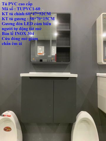 TỦ LAVABO KÍCH THƯỚC 60x50 - TUP1-60