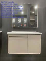 TỦ LAVABO KÍCH THƯỚC 80x50 - TUP7-80 KEM