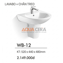 LAVABO TREO TƯỜNG - WB-12