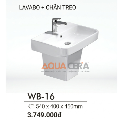 LAVABO TREO TƯỜNG - WB-16