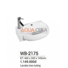 LAVABO TREO TƯỜNG - WB-2175