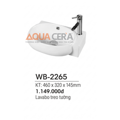 LAVABO TREO TƯỜNG - WB-2265