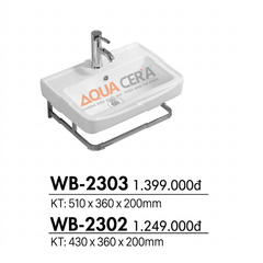 LAVABO TREO TƯỜNG - WB-2303