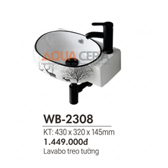 LAVABO TREO TƯỜNG - WB-2308