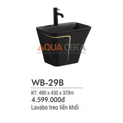 LAVABO TREO TƯỜNG - WB-29B