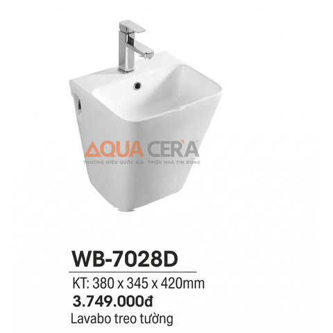 LAVABO TREO TƯỜNG - WB-7028D