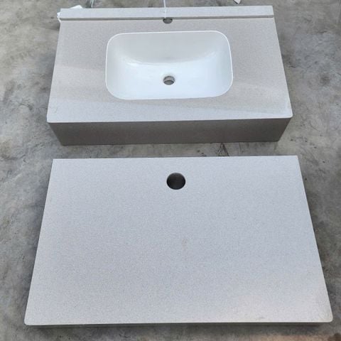 BÀN ĐÁ 2 TẦNG TRÀN VIỀN - BDXN BO GÓC
