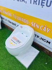 BỒN CẦU TRỨNG MÀU TRẮNG - T09