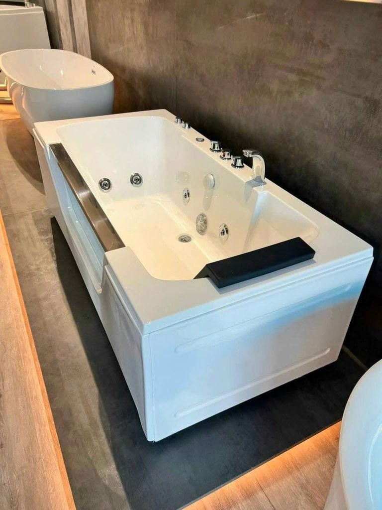 BỒN TẮM KÍNH ĐƠN 1M5-1M6-1M7