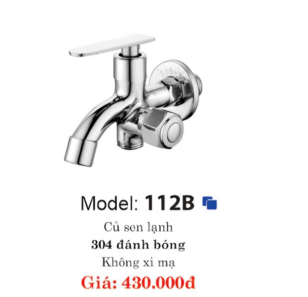 112BS  - BỘ CỦ SEN LẠNH + TAY SEN
