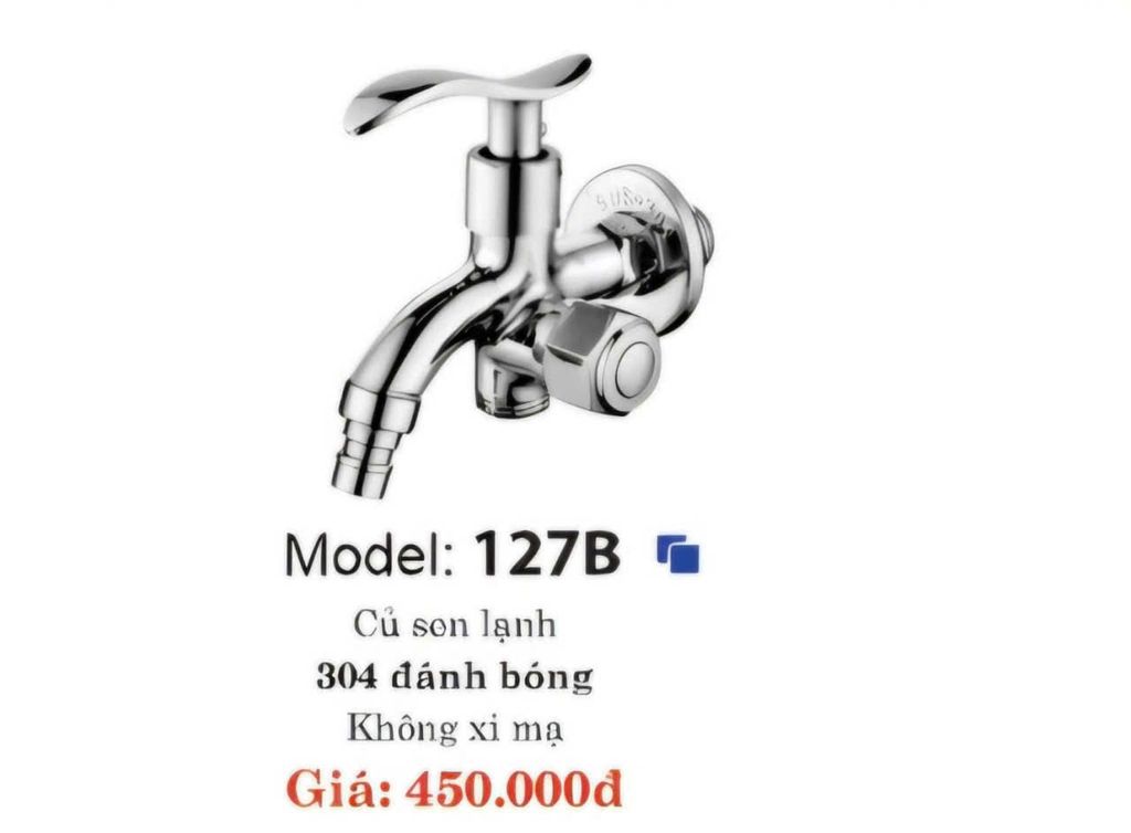 127BS - BỘ CỦ SEN LẠNH + TAY SEN