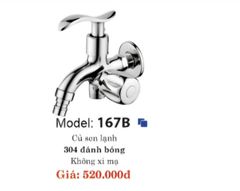 167BS - BỘ CỦ SEN LẠNH + TAY SEN