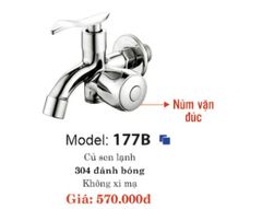 177BS - BỘ CỦ SEN LẠNH + TAY SEN