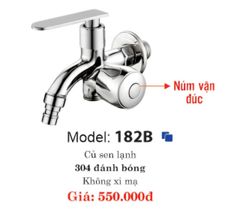 182BS - BỘ CỦ SEN LẠNH + TAY SEN