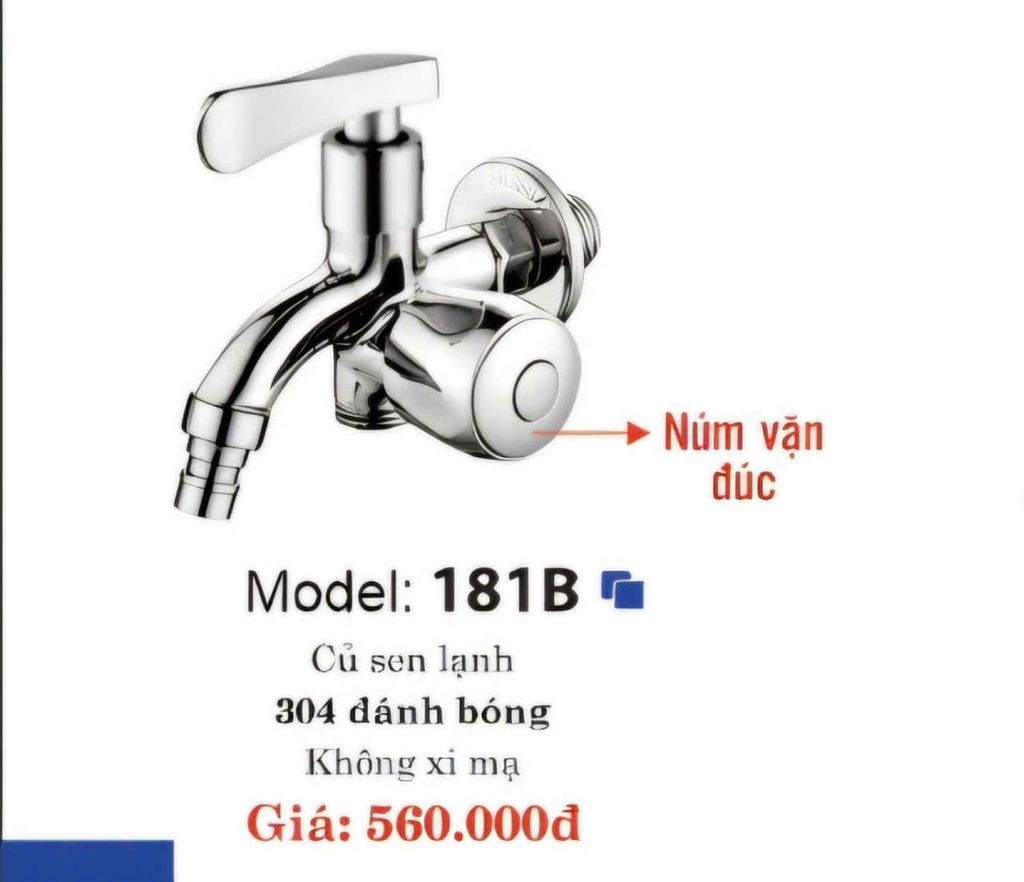 181BS - BỘ CỦ SEN LẠNH + TAY SEN