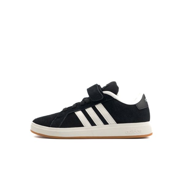  Giày Kid Adidas Đen Sọc Trắng 