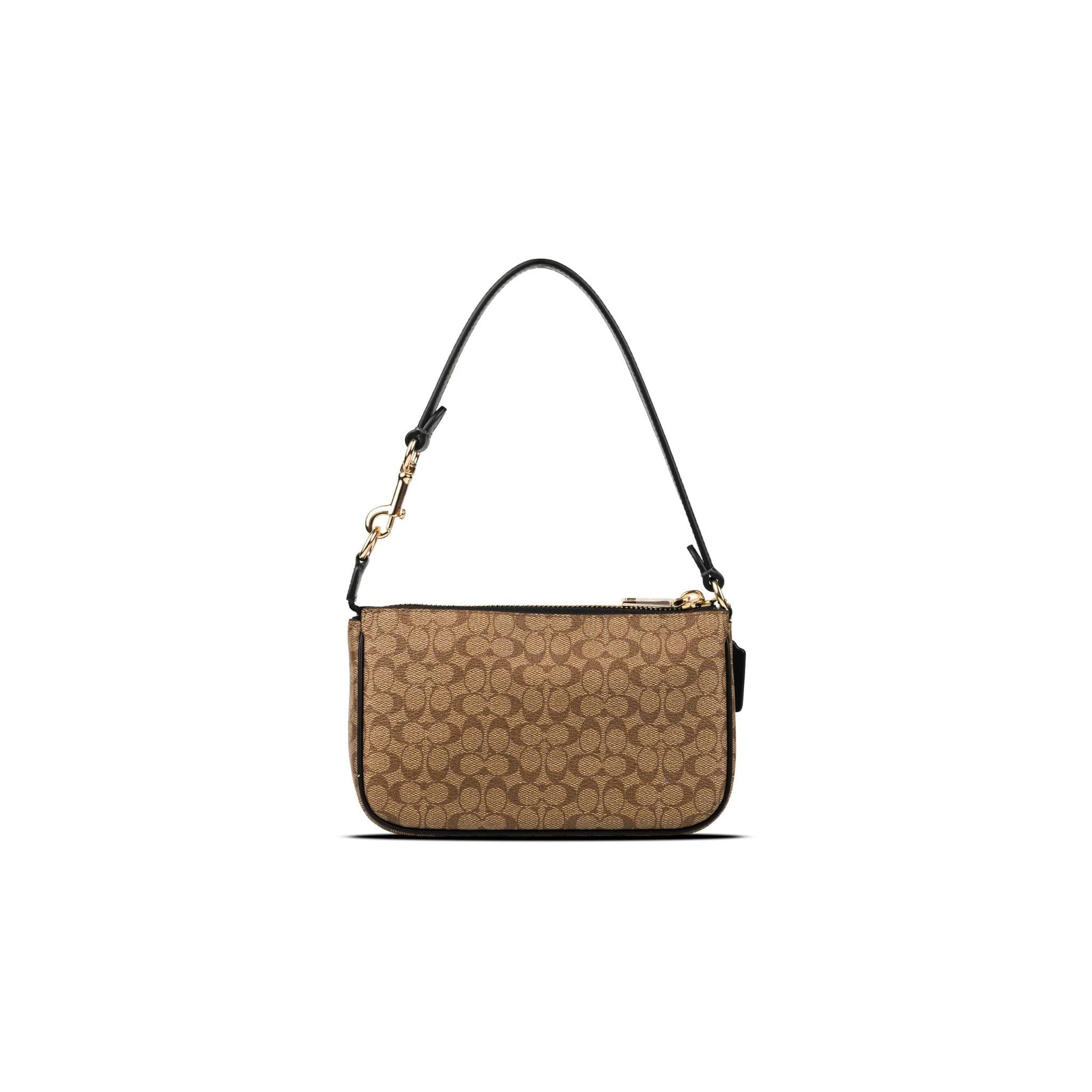  Túi Coach Nolita 19 In Mini ColorBlock Signature Canvas Màu Nâu Nhạt ''CS445'' 
