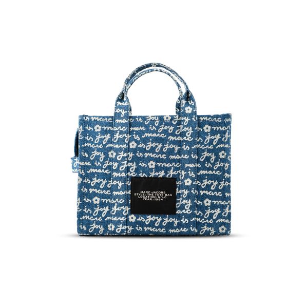  Túi Tote Marc Jacobs The Joy Denim Medium Tote Bag Màu Xanh 