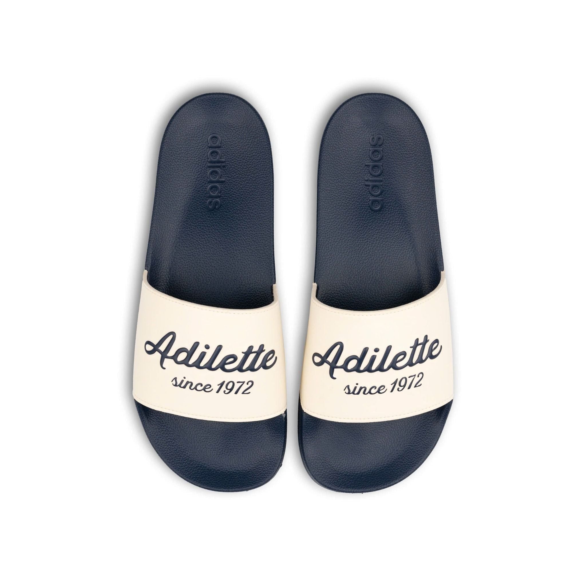  DÉP ADIDAS ADILETTE SHOWER SLIDES 1972 ' NAVY ' GW8748 