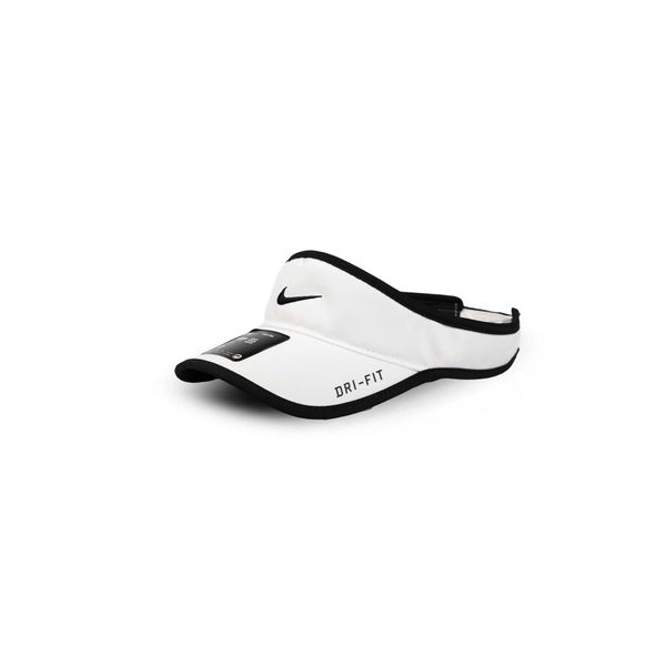  Mũ Nike Dri-FIT Ace Swoosh Visor White Black 'FB5061-100' 