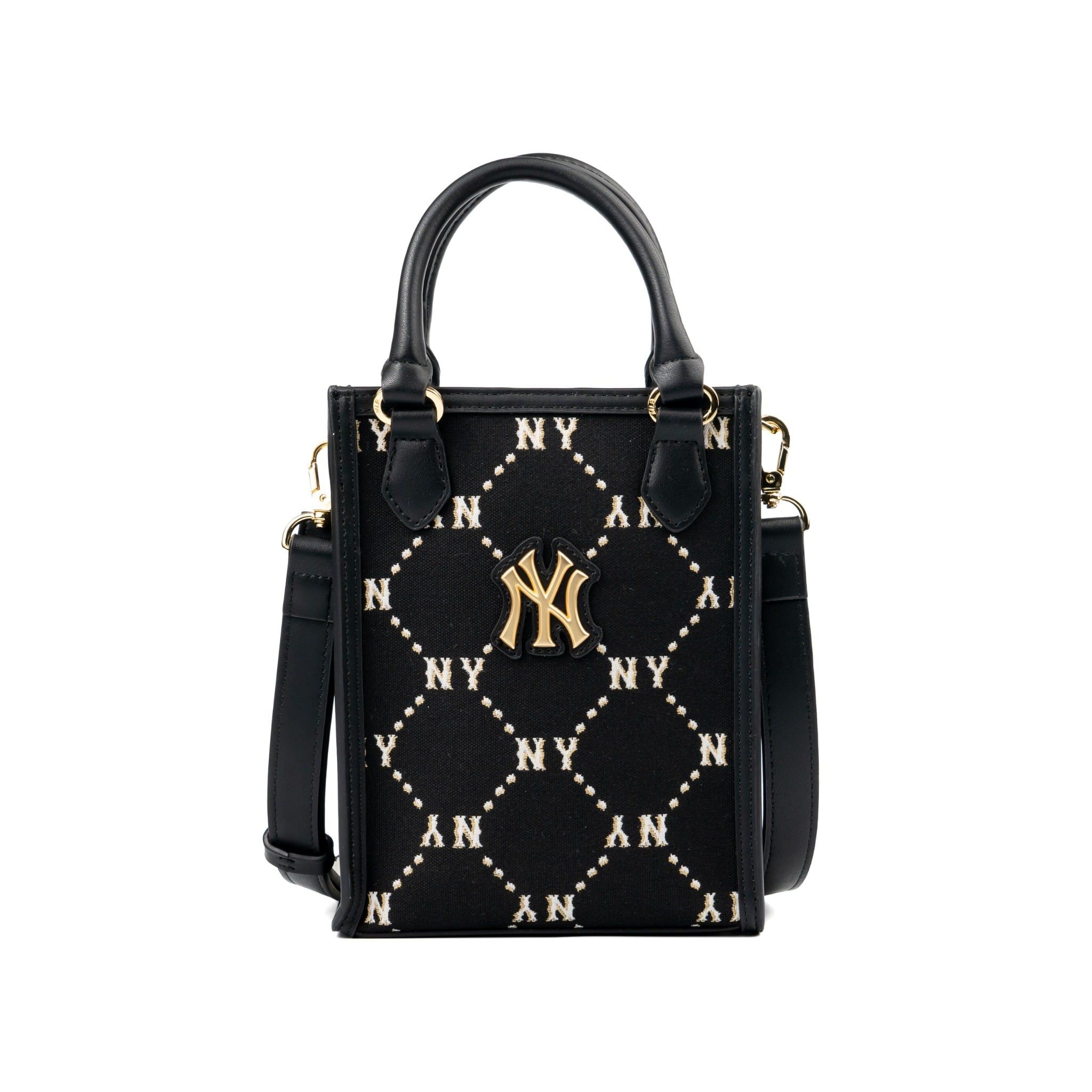  Túi MLB Monogram Diamond Jacquard Màu Đen 