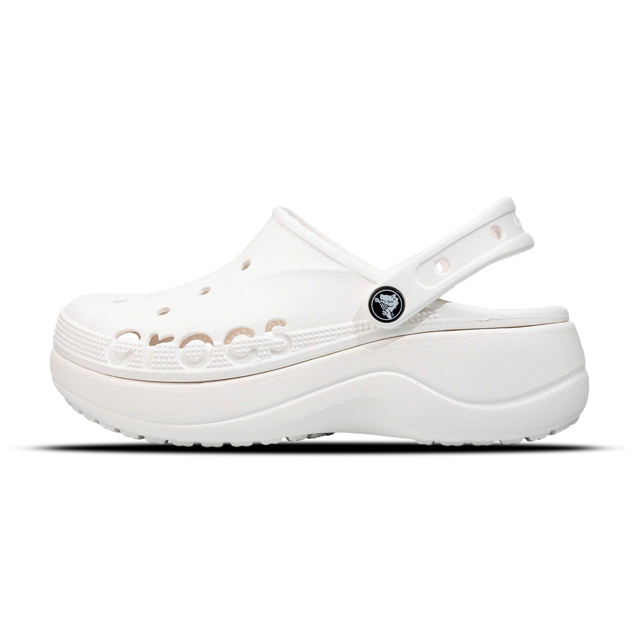  DÉP CLOG CROCS BAYA FLATFORM- WHITE 