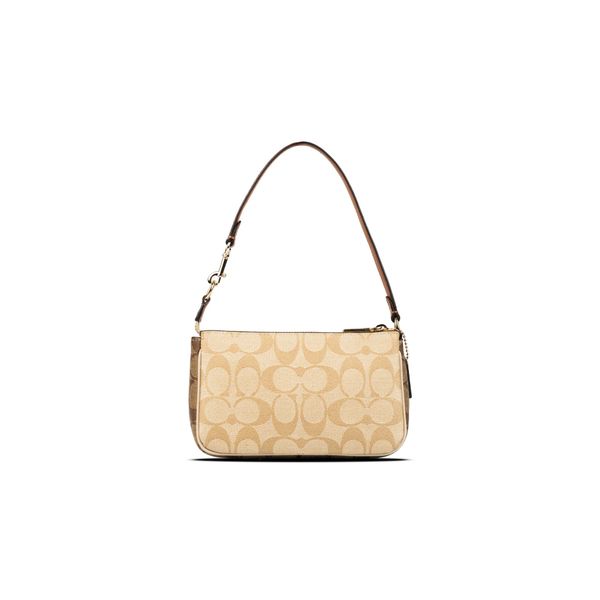  Túi Coach Nolita 19 In ColorBlock Signature Canvas Màu Nâu Nhạt ''CS444'' 