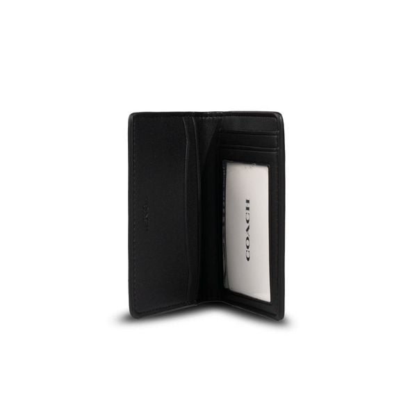  Ví Đựng Thẻ Card Holder in Signature Canvas Màu Đen 