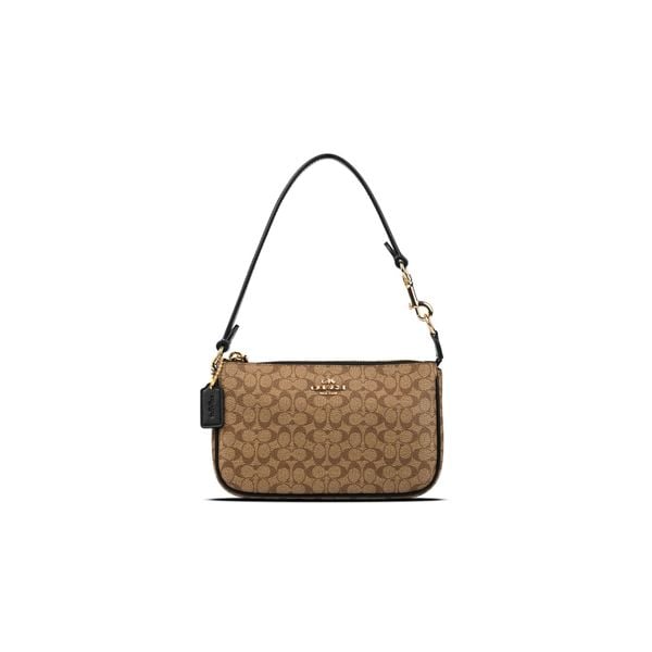  Túi Coach Nolita 19 In Mini ColorBlock Signature Canvas Màu Nâu Nhạt ''CS445'' 