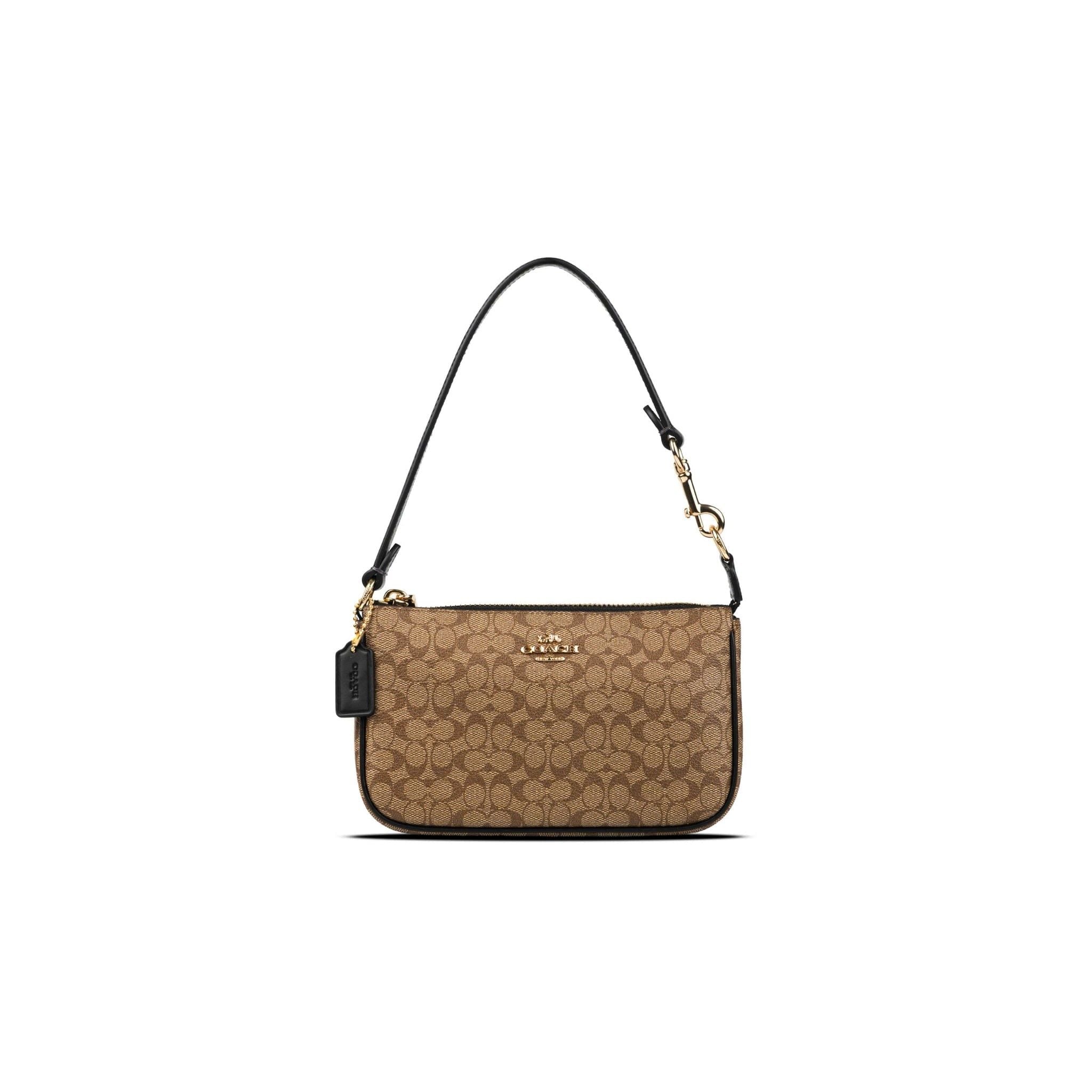  Túi Coach Nolita 19 In Mini ColorBlock Signature Canvas Màu Nâu Nhạt ''CS445'' 
