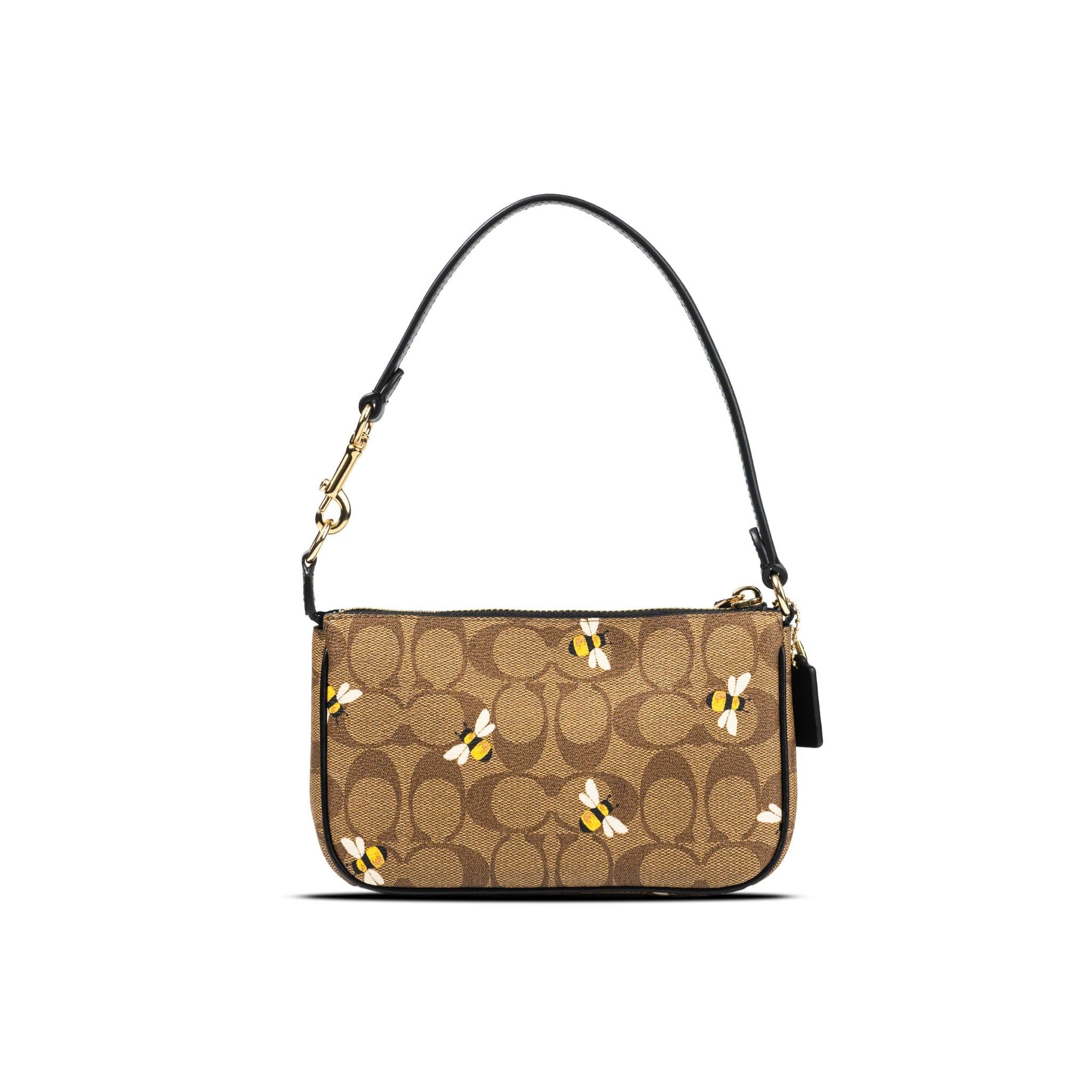  Túi Coach Nolita 19 in Signature Canvas with Bee Print ''C8673'' 
