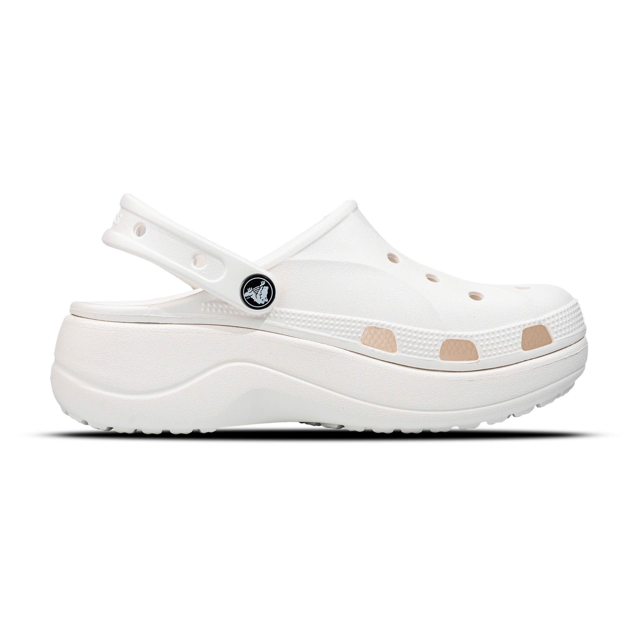  DÉP CLOG CROCS BAYA FLATFORM- WHITE 