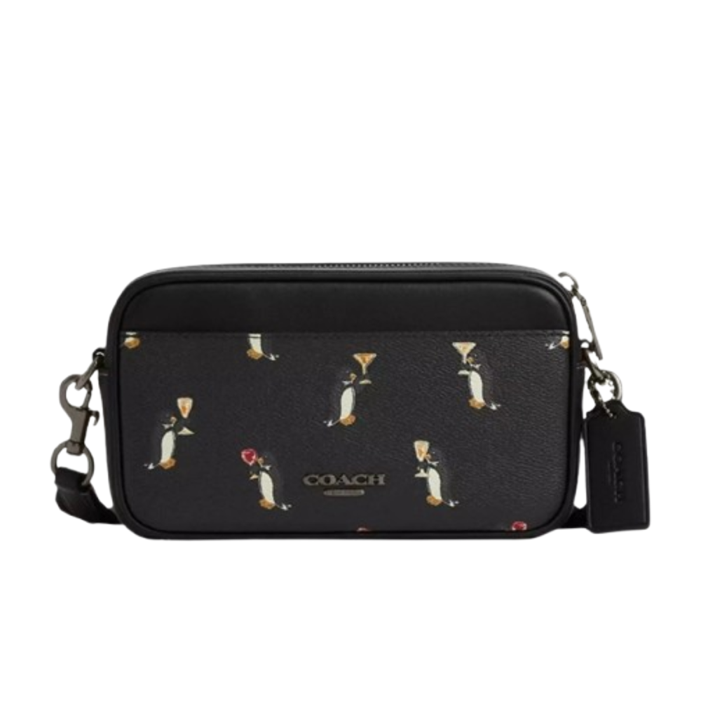  TÚI COACH JAYDEN CROSSBODY WITH PENGUIN PRINT ' BLACK ' CCO65 