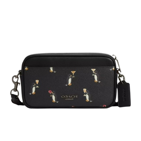  TÚI COACH JAYDEN CROSSBODY WITH PENGUIN PRINT ' BLACK ' CCO65 