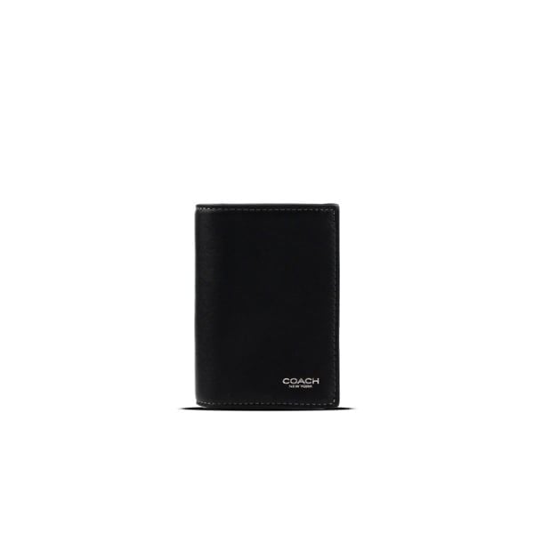  CARD HOLDER COACH SLIM BILL BIFOLD ' BLACK ' CZ511 